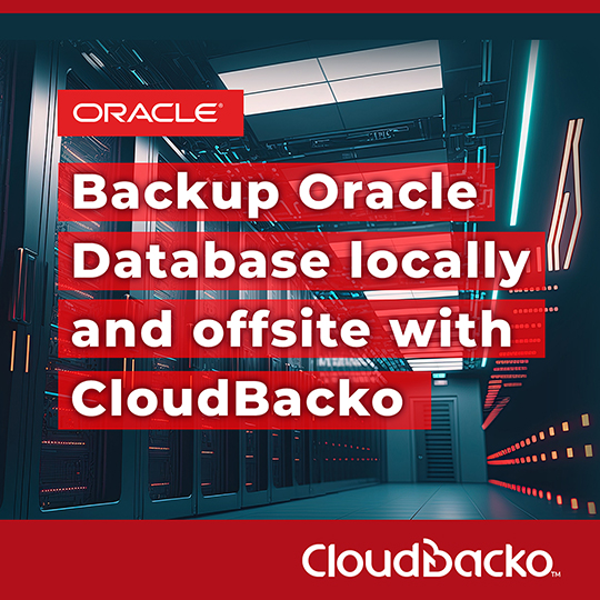 How to backup Oracle Database locally and offsite with CloudBacko