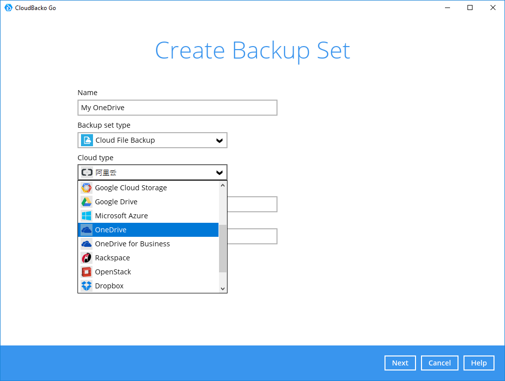 4. Enter the backup set name, i.e. MS SQL Server (daily). Next select the backup mode, i.e. VSS. Then enter the MS SQL Server login details. Click “Next” to continue.
