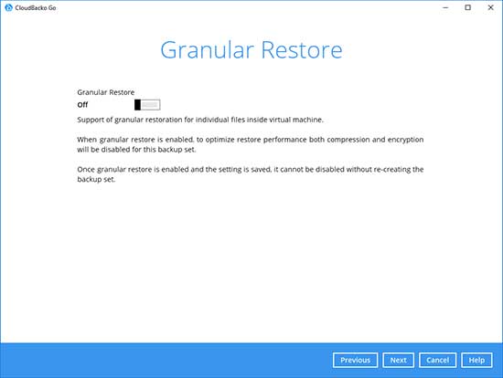 7. Select a storage destination, i.e. CloudBacko Drive. Click “OK” to continue.