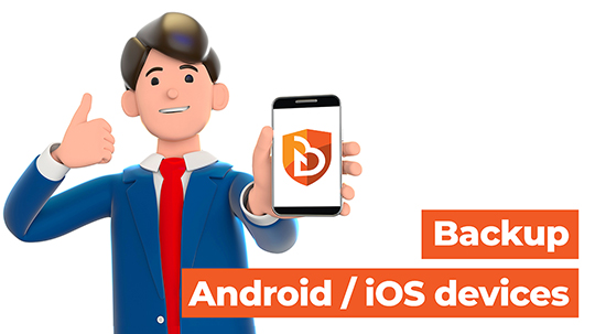 Backup Android iOS devices medium