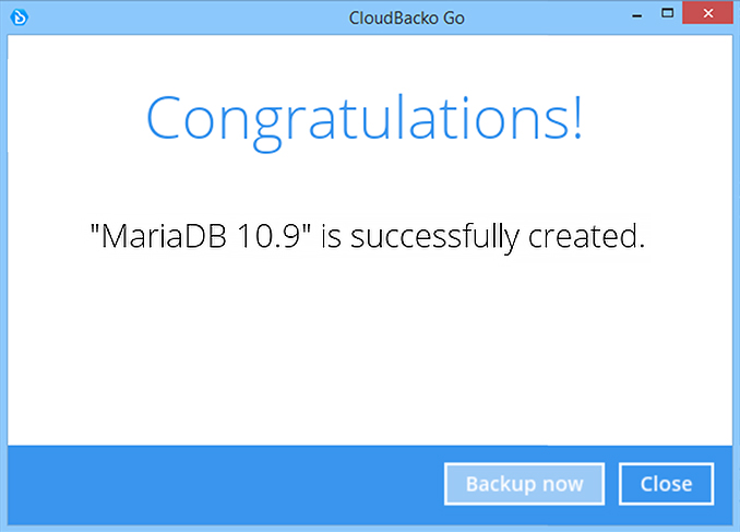 Backup MariaDB