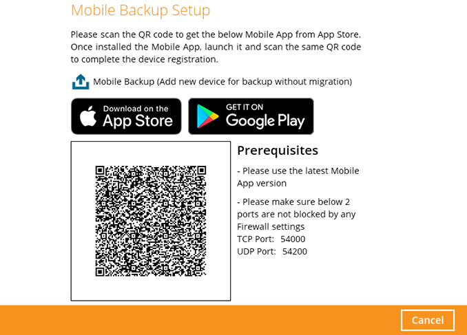 How to create a mobile backup on an iOS device.