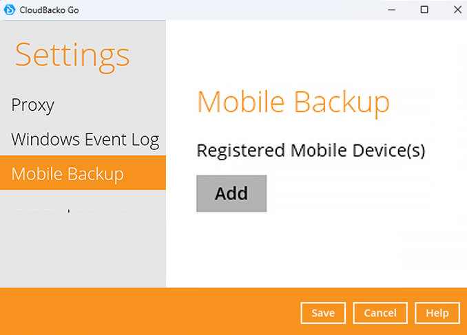 How to create a mobile backup on an Android device