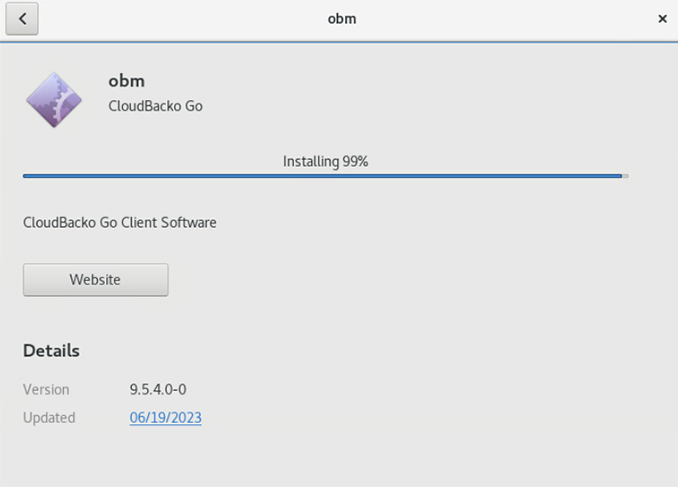 Install CloudBacko to Linux by RPM