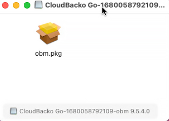 Install CloudBacko to macOS