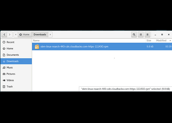 打開 Cloudbacko 安裝程序