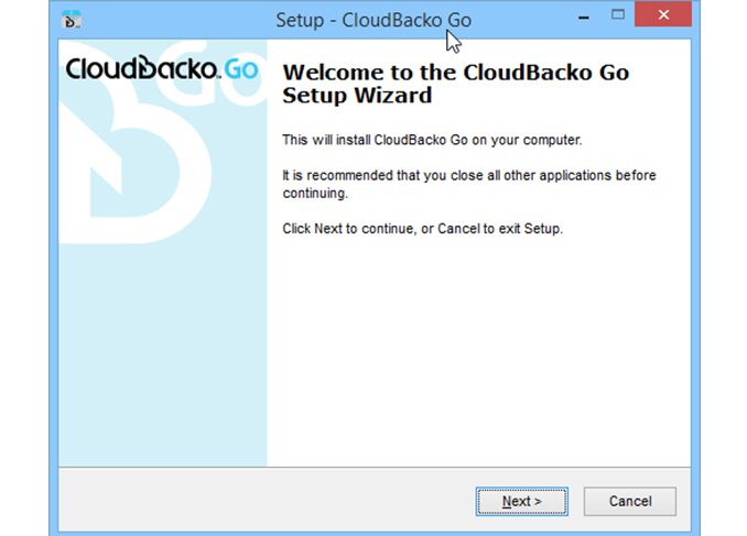 Download Cloudbacko Windows installer