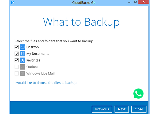 Download Cloudbacko Windows installer