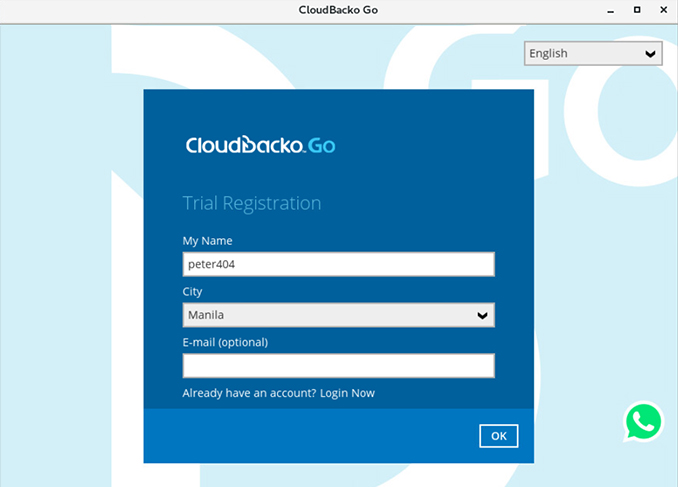 Install CloudBacko to Linux (GUI)