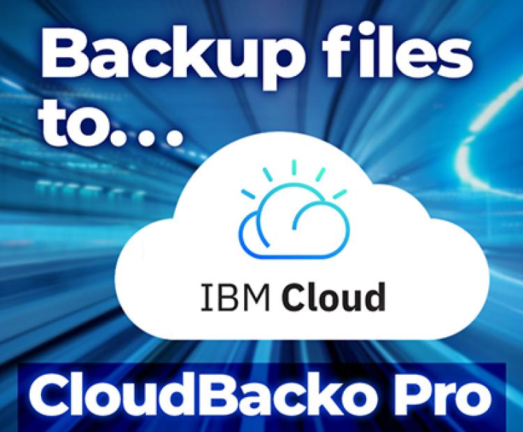 How to backup files to IBM Object Cloud Storage with CloudBacko Pro / Lite/ Home backup software