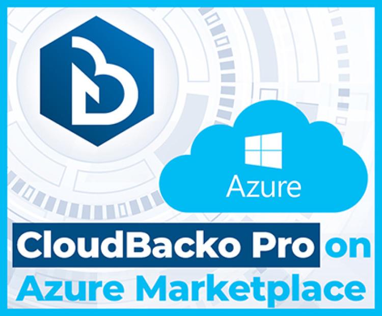 CloudBacko Pro now on Azure Marketplace