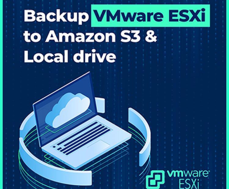 How to backup VMware ESXi to Amazon S3 and Local drive